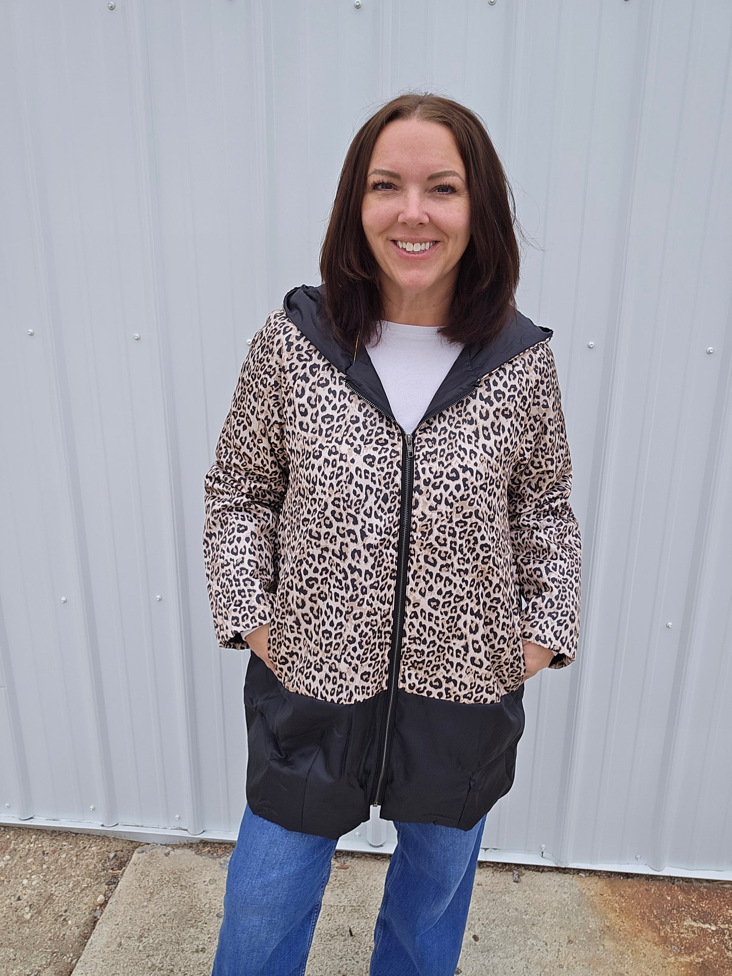 London Leopard Jacket