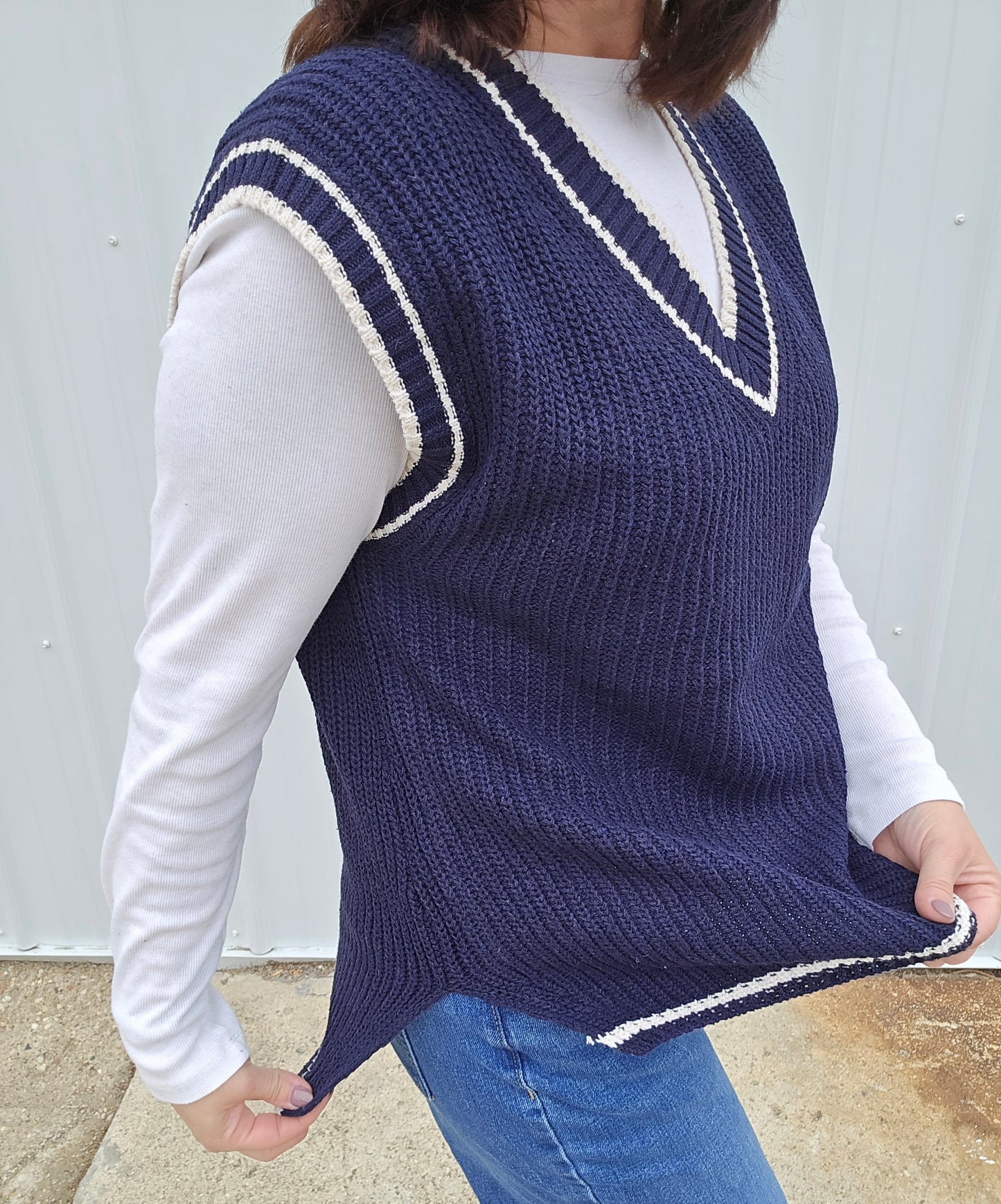 Nayeli Navy Vest
