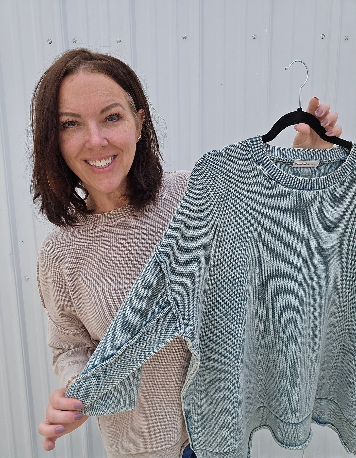Bonnie 3/4 Boxy Sweater