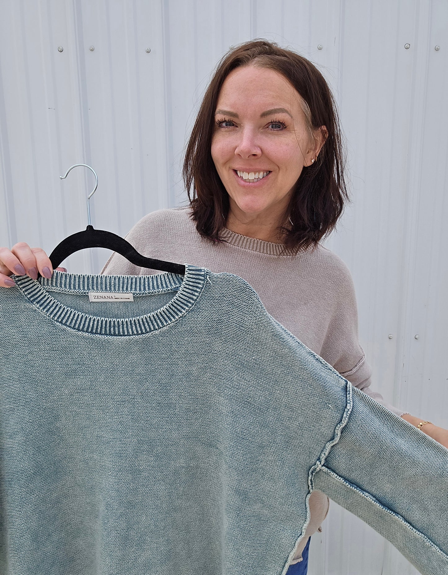 Bonnie 3/4 Boxy Sweater