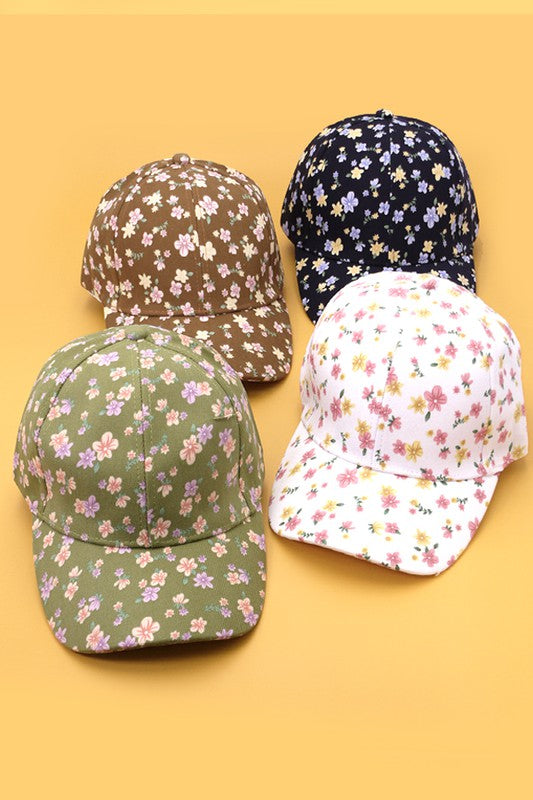 Floral Baseball Cap
