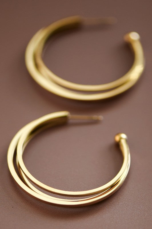 Triple Hoop Earrings