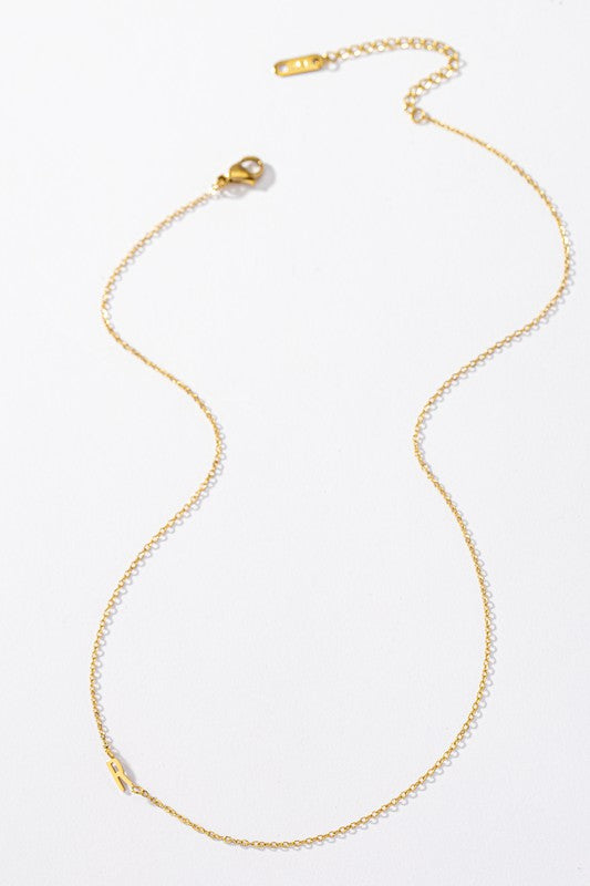 Delicate Initial Necklace - sale