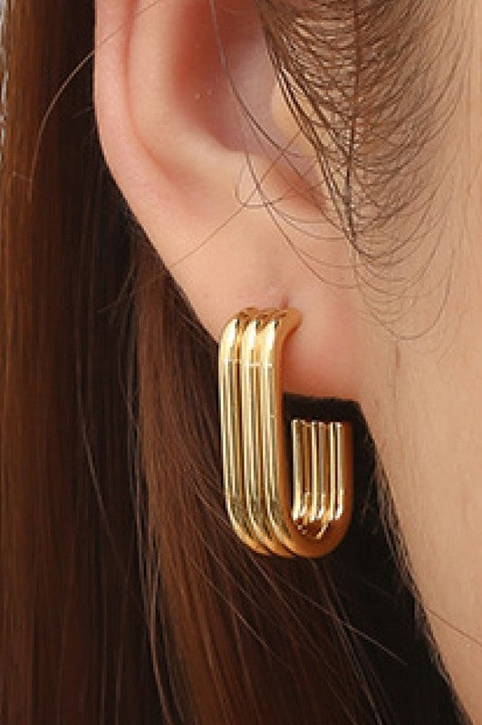 Square Hoop Earrings