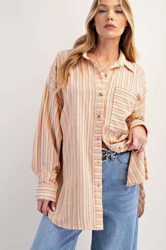 Octavia Stripe Blouse - SALE