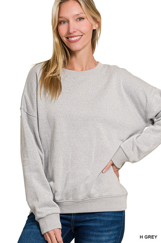 Drop Shoulder Crewneck