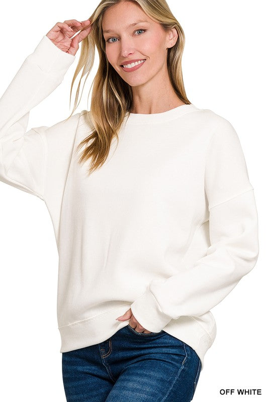 Drop Shoulder Crewneck