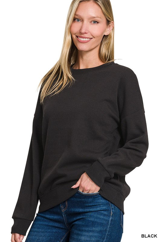 Drop Shoulder Crewneck
