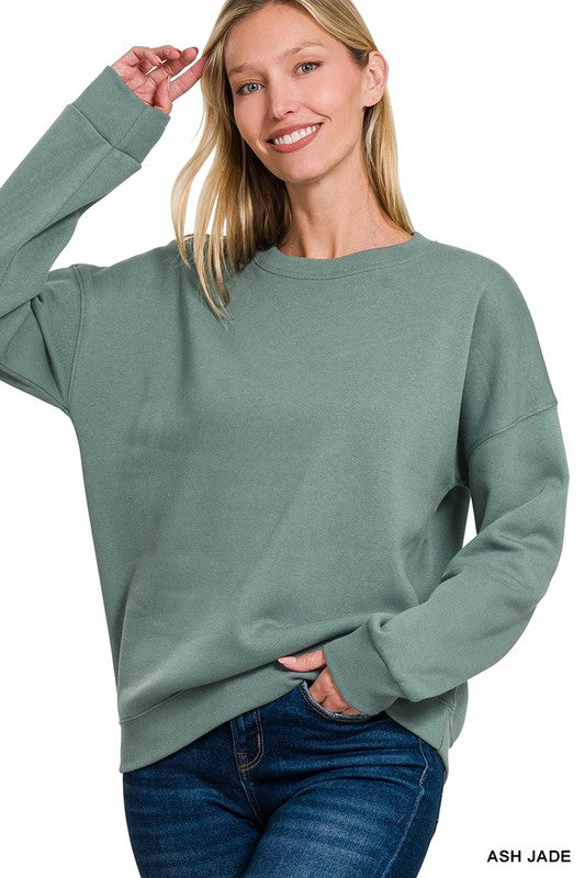 Drop Shoulder Crewneck