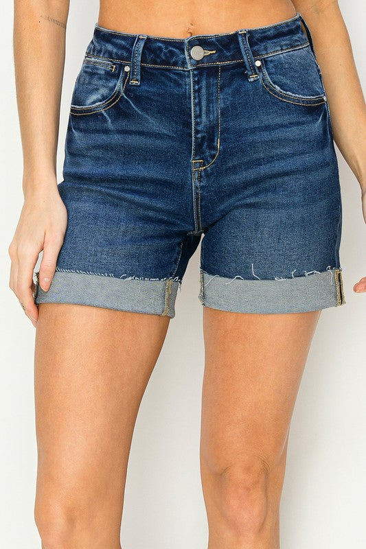 Calista Cuffed Shorts - SALE