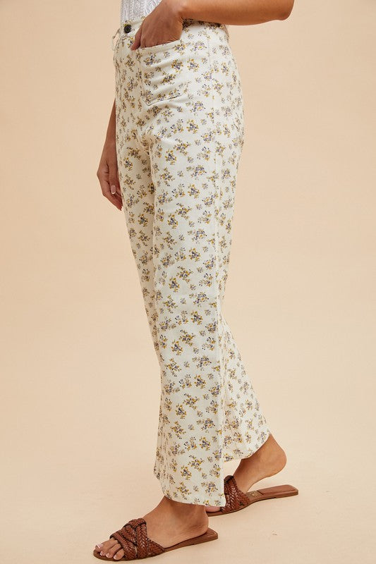 Farrah Floral Jean