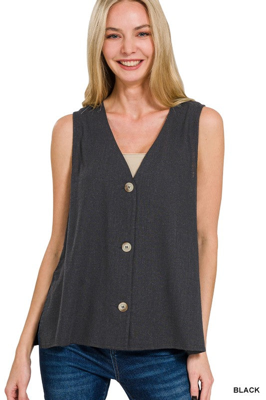 Lia Linen Vest