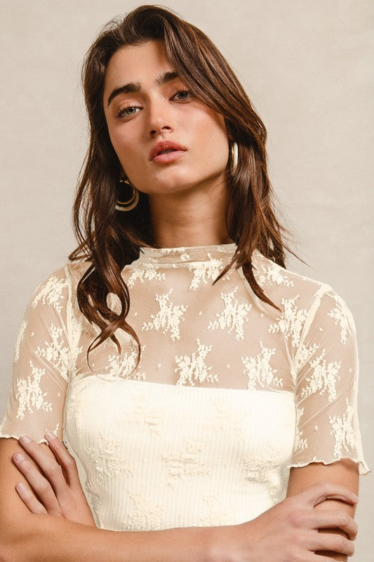 Lena Mesh Short Sleeve