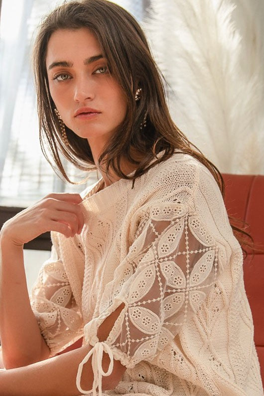 Lennon Lace Sweater