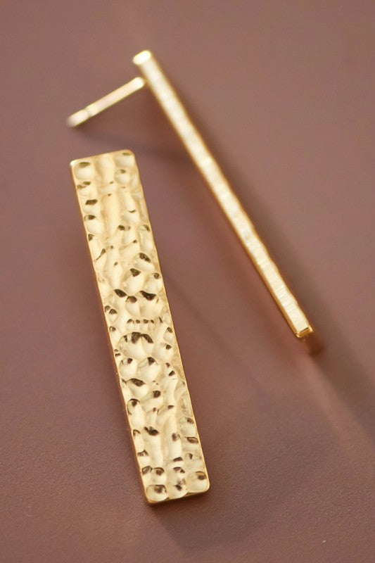 Wide Bar Earrings