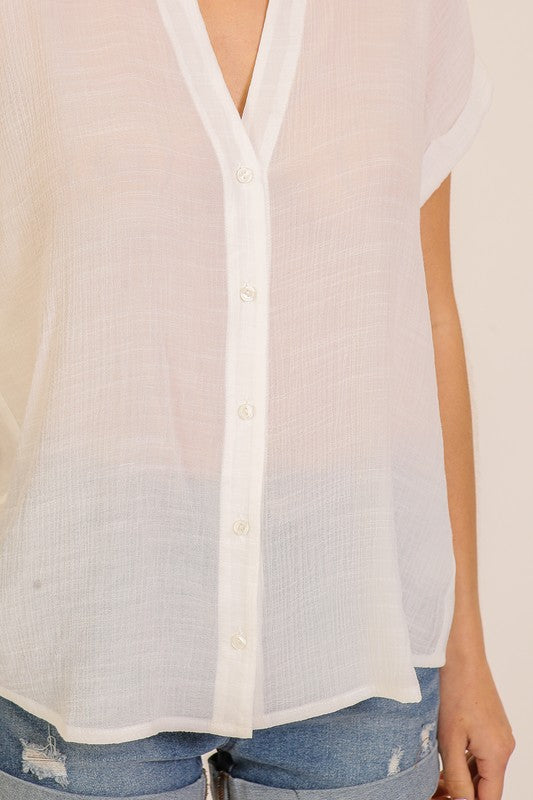 Lorelei Linen Top