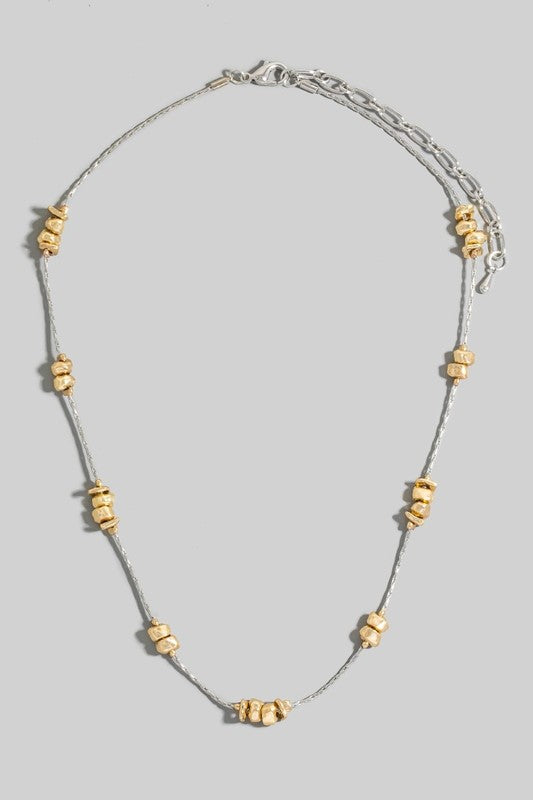 2Tone Station Necklace