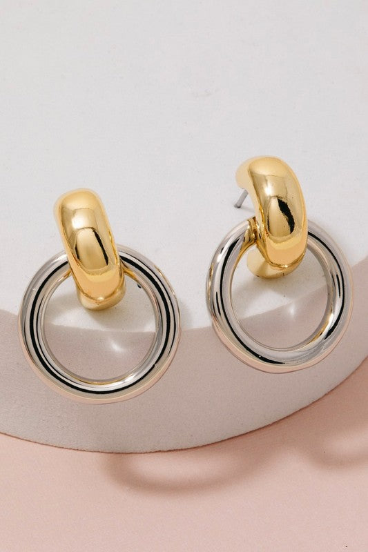 Two Tone Earrings