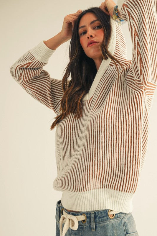 Lovlov Striped Hoodie