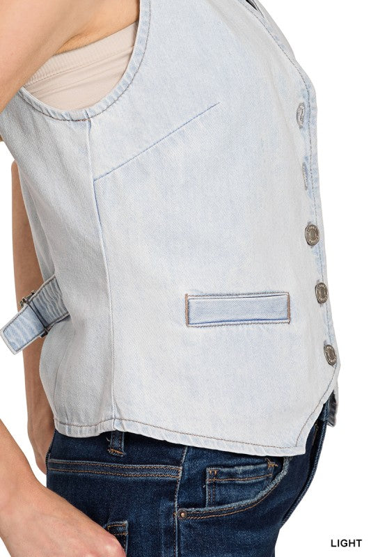 Luna Denim Vest