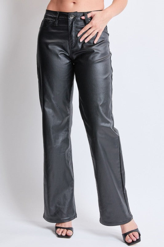 Frannkie Faux Leather Pants