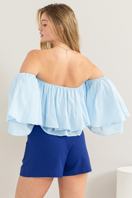 Romantic Off Shoulder Top