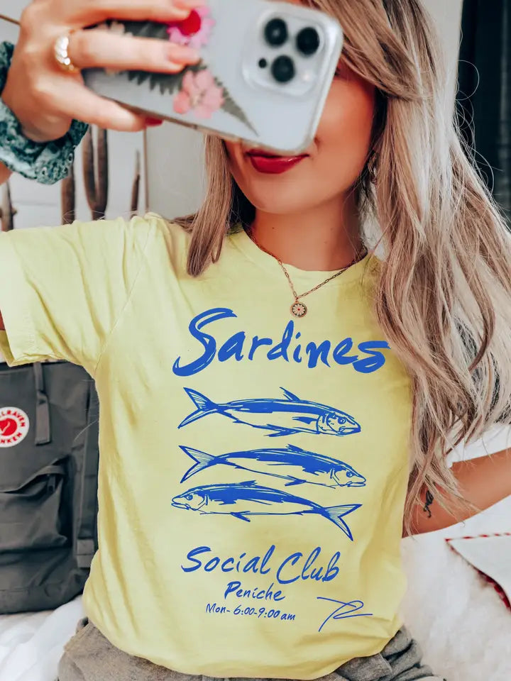 Sardines Social Club Graphic Tee