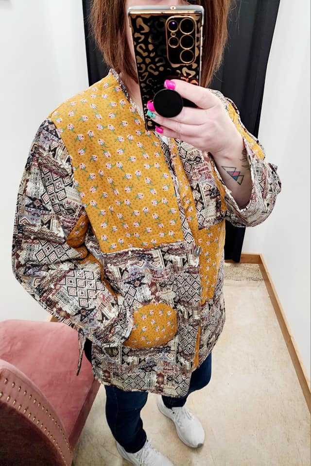 Quilted Floral Shacket