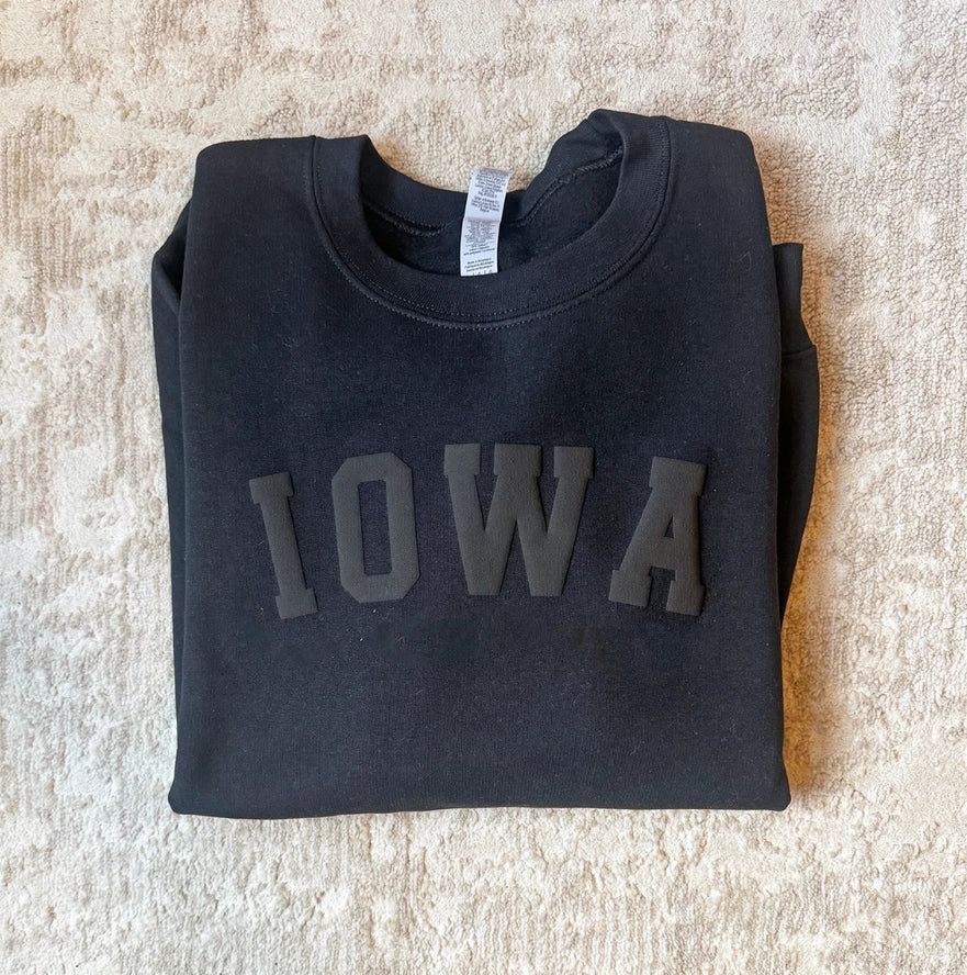 Iowa Puff Crewneck
