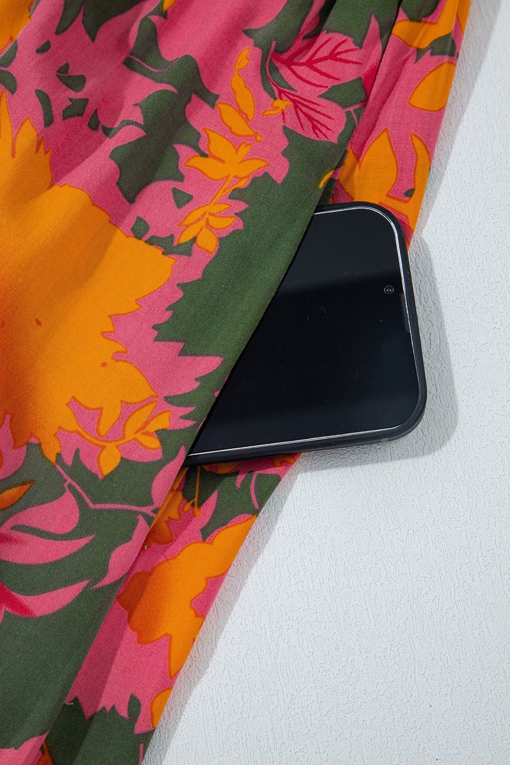 Ola Orange Floral Dress
