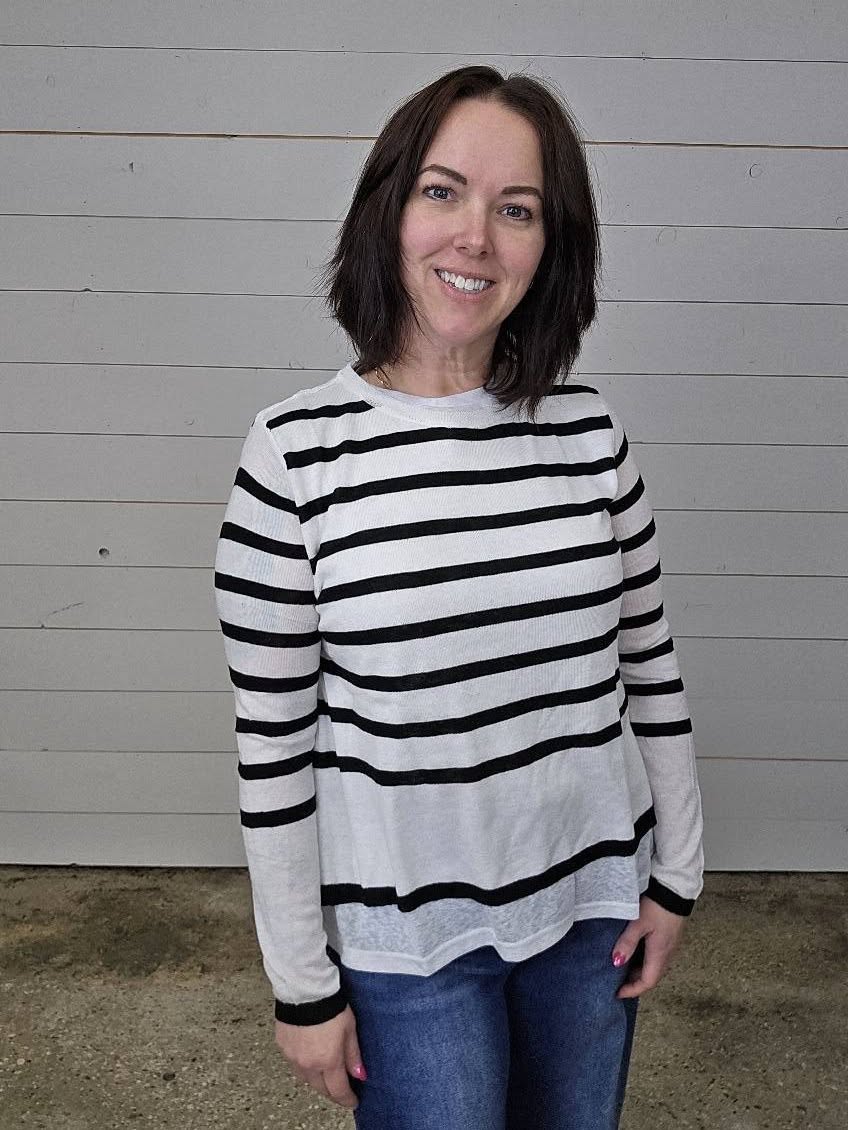 Stripe Slub Top - SALE