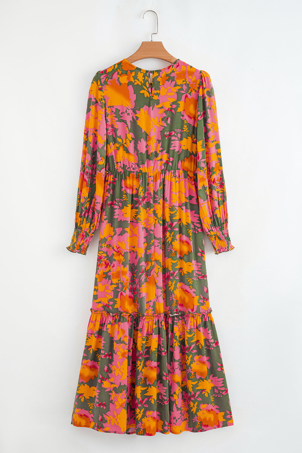 Ola Orange Floral Dress