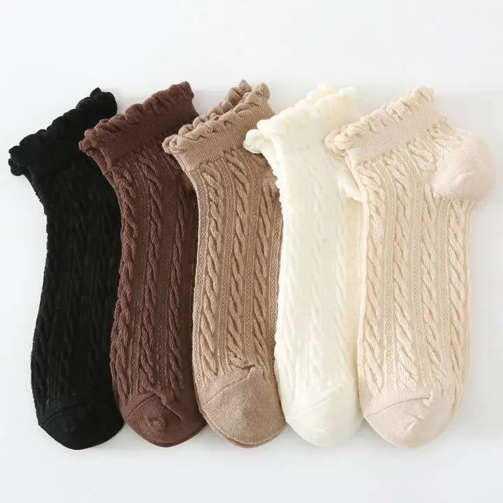 Twist Ankle Socks