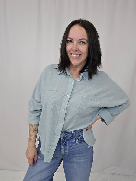 Gemma Gauze Shirt - SALE