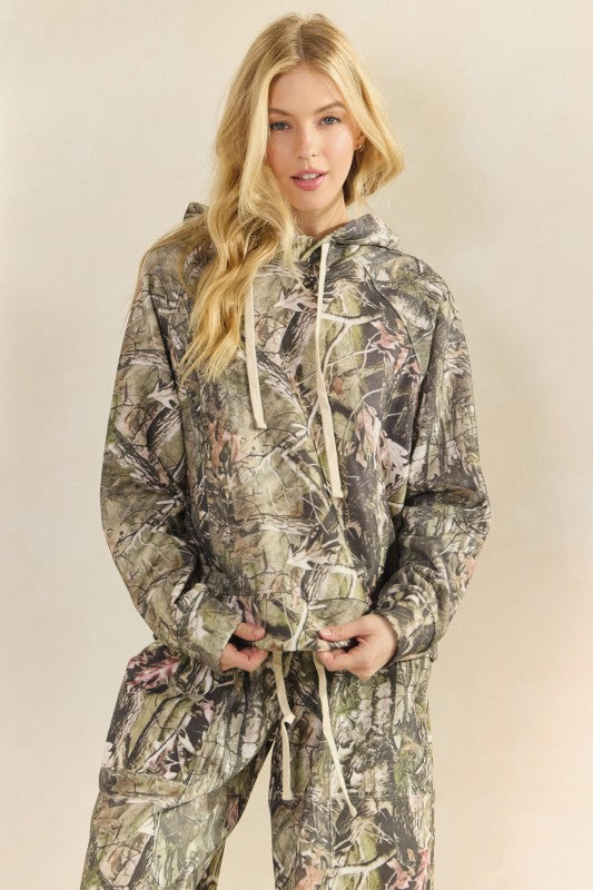 Camo Terry Hoodie