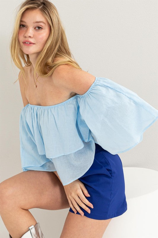 Romantic Off Shoulder Top