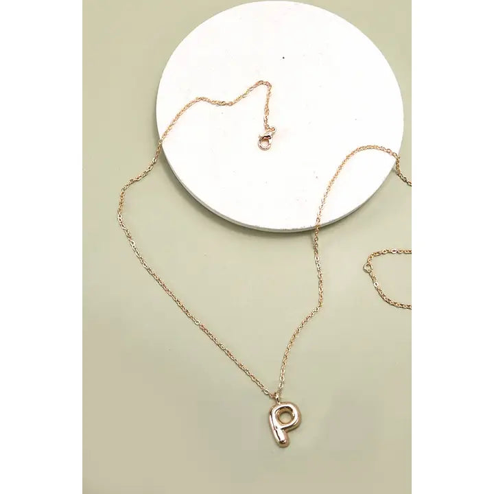 Bubble Letter Necklace