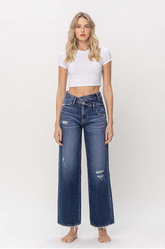 Abby Relaxed Fit Crossover Jean
