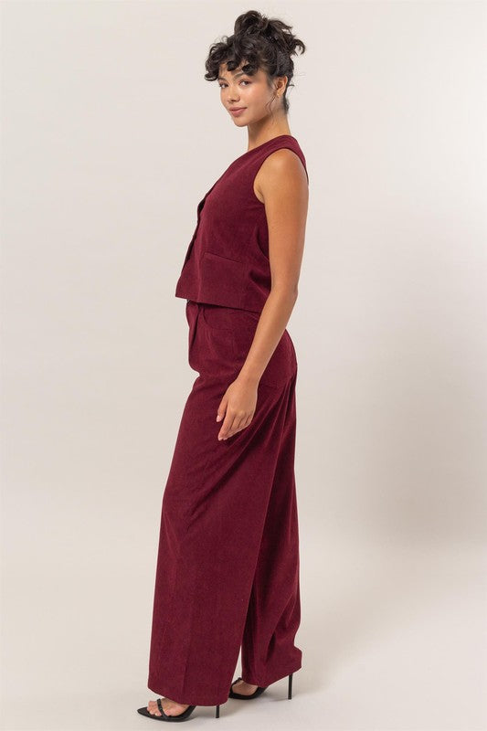 Wine Vest or Pant