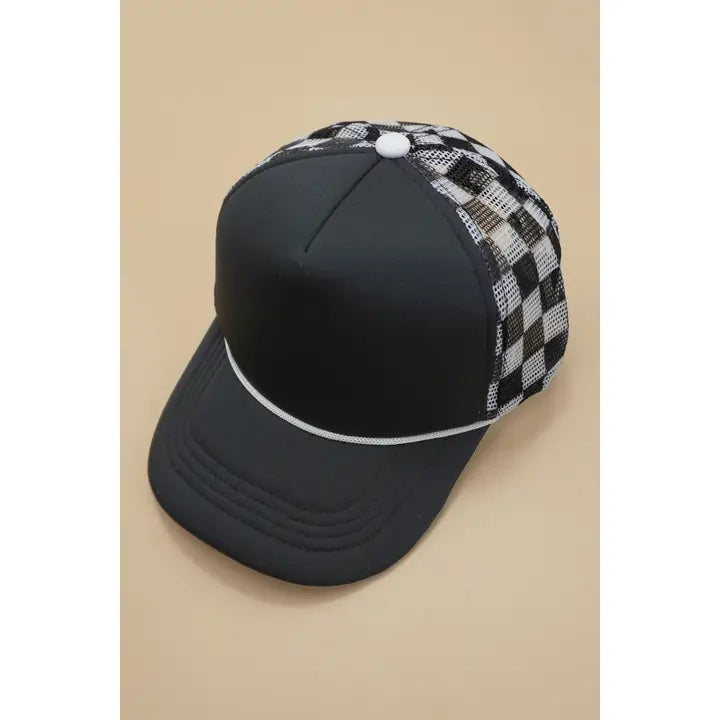 Checker Foam Hat