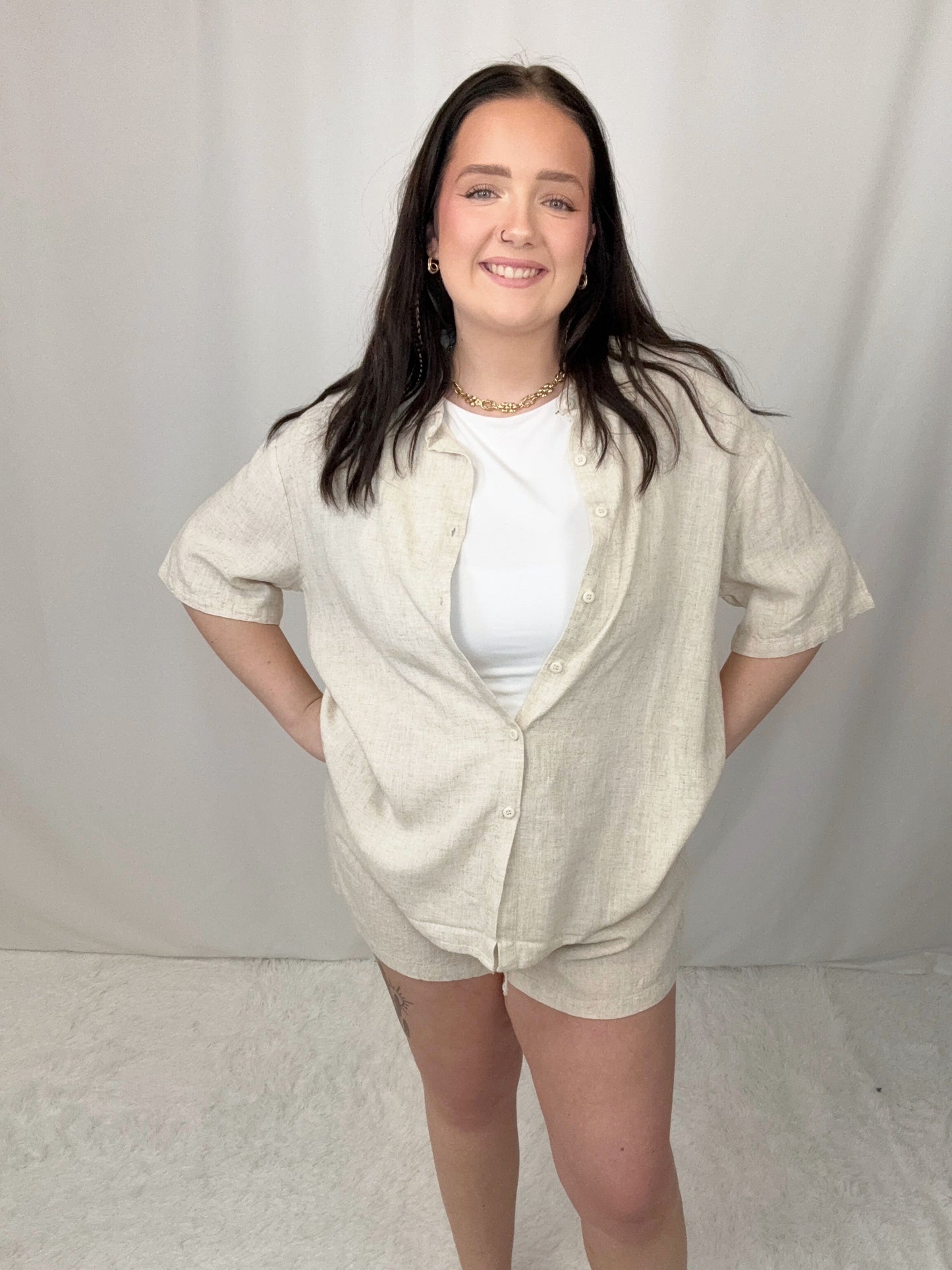 Becky Beige Linen SET