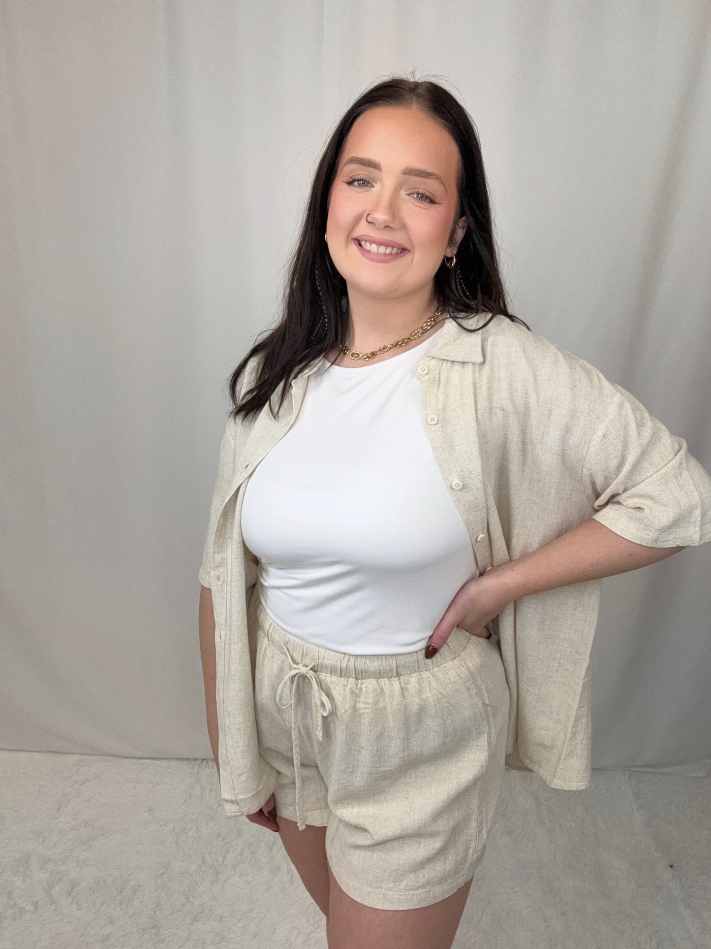 Becky Beige Linen SET