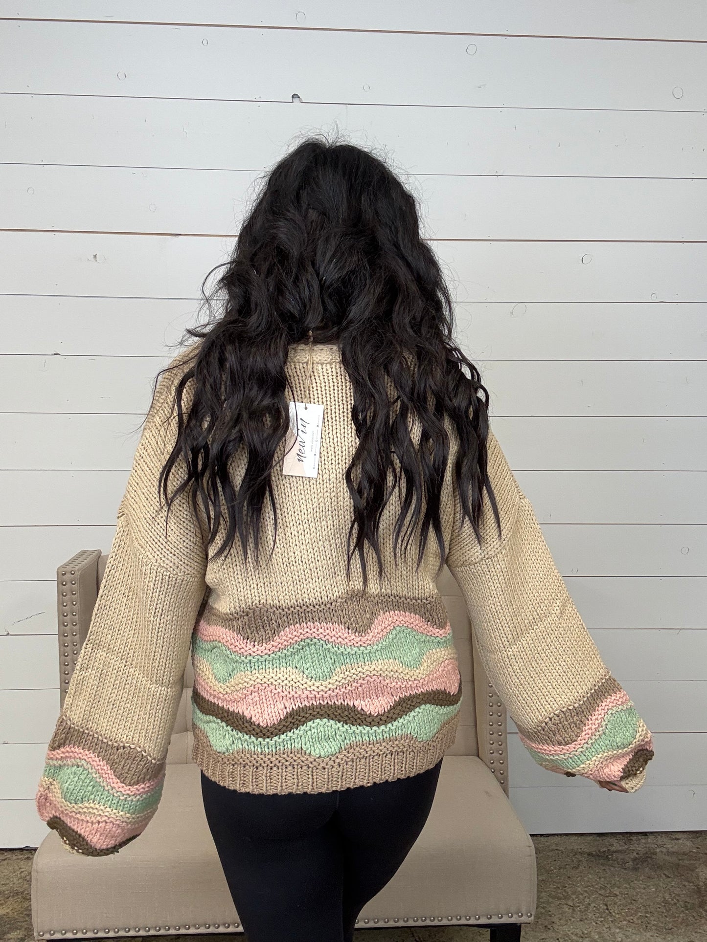 Taupe Sweater Cardigan