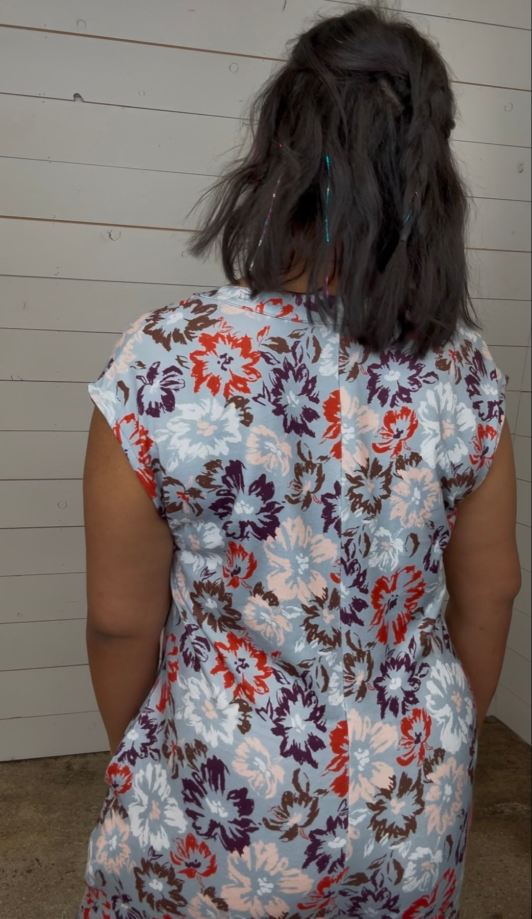 Blue Floral Jumpsuit