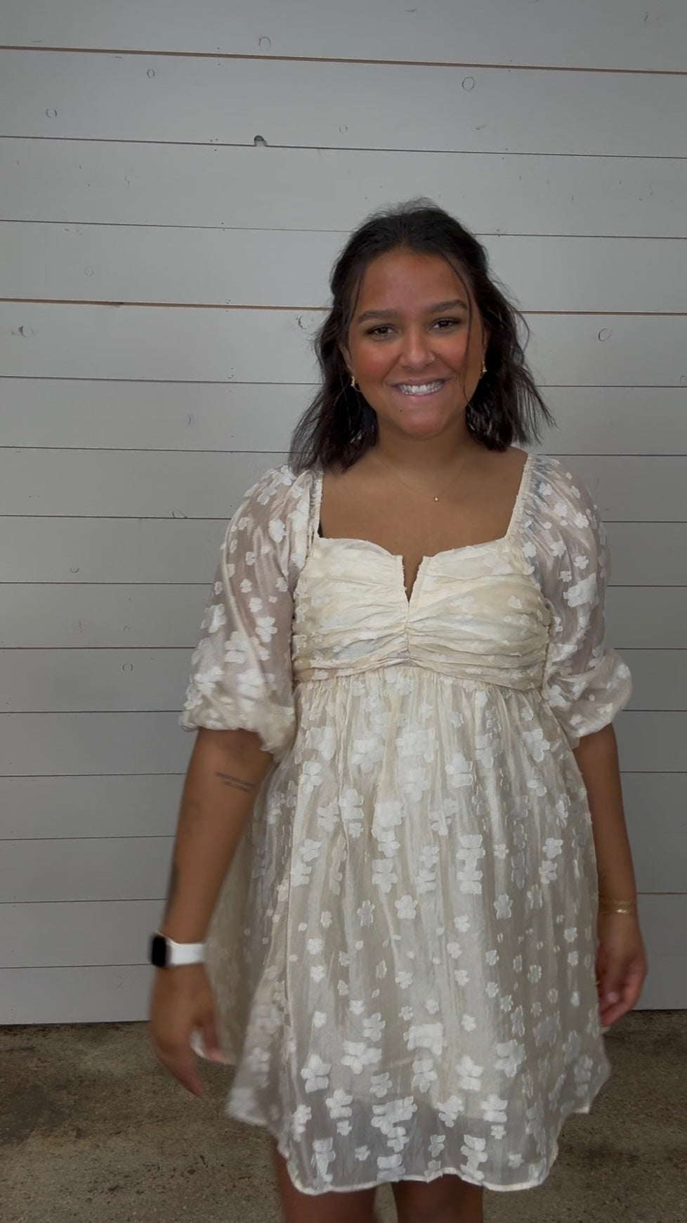 Organza Babydoll Dress
