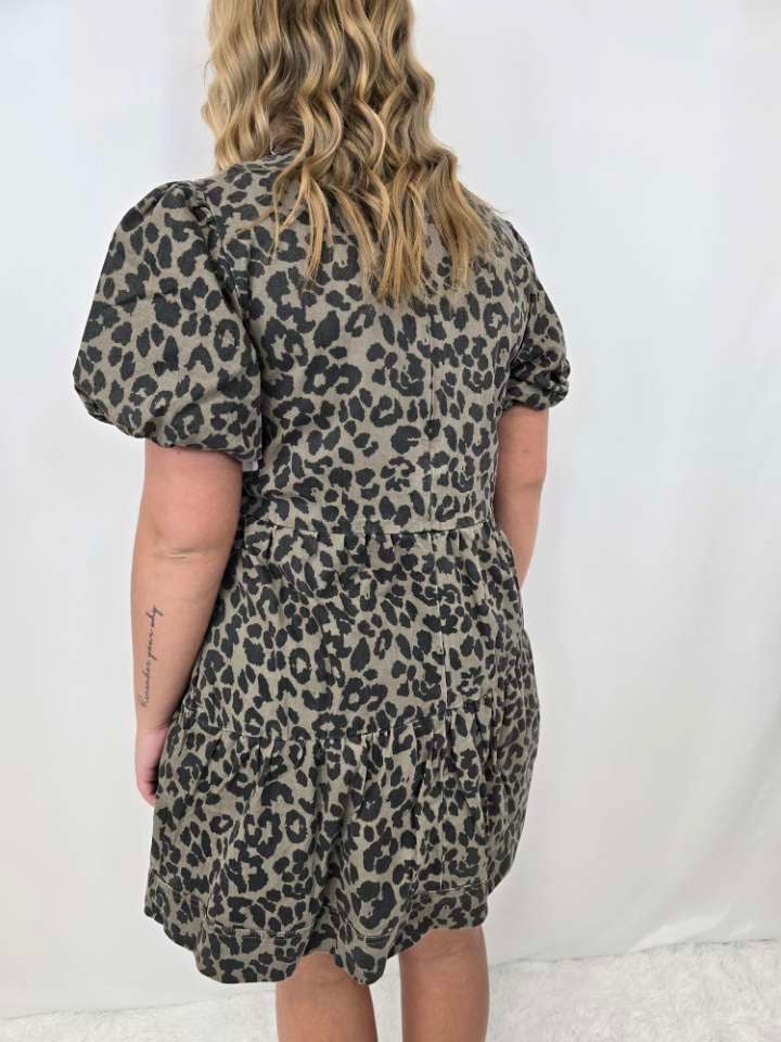 Lia Leopard Dress