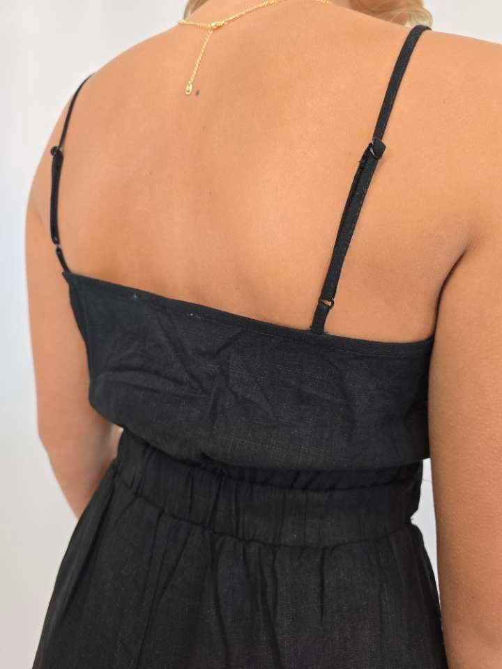 Remi Black Romper - SALE
