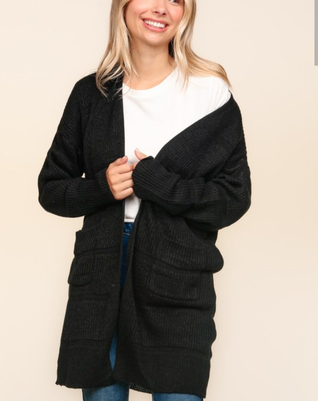 Textured Pocket Cardigan - SALE
