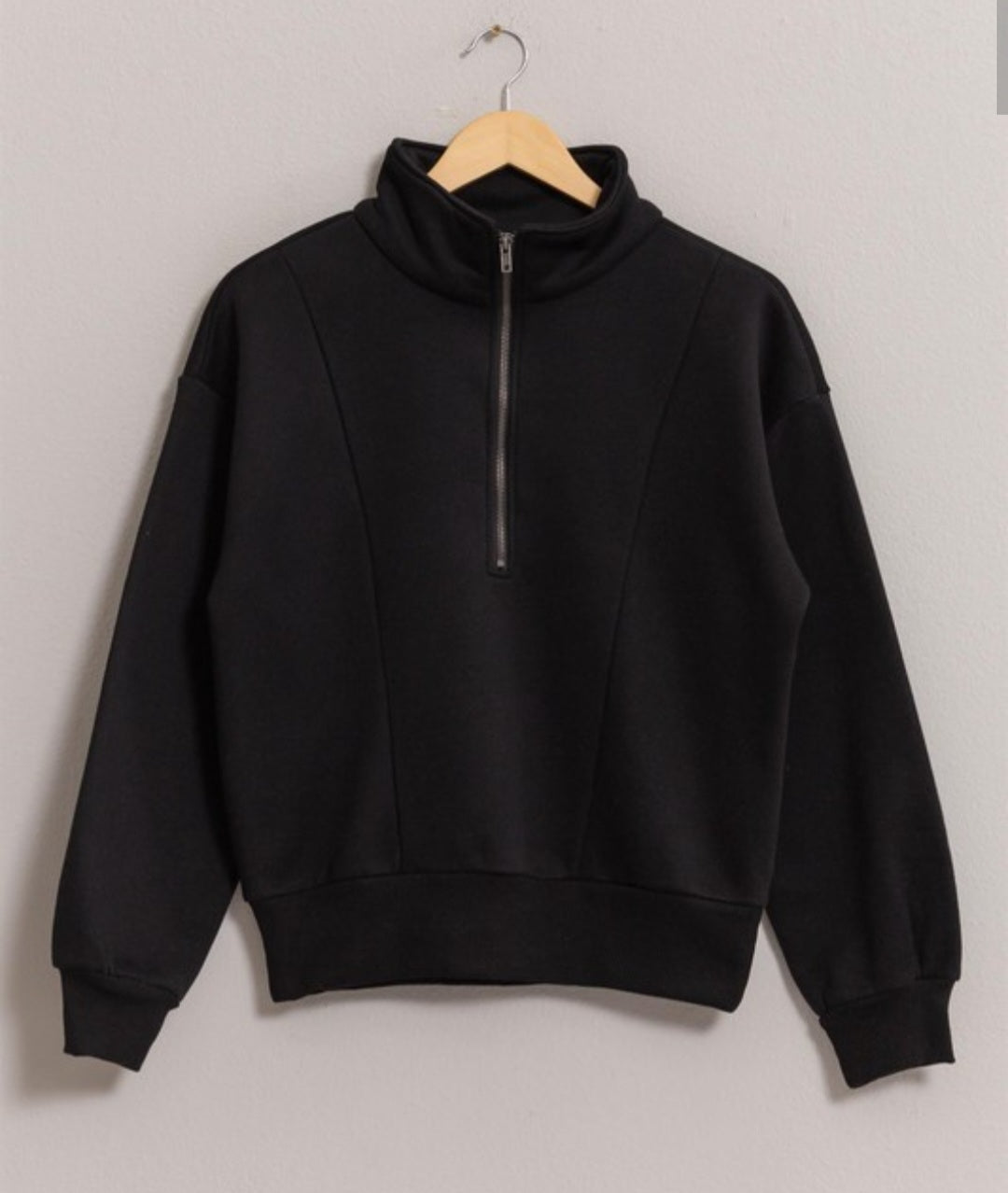 Classic Fit Half Zip Sweatshirt