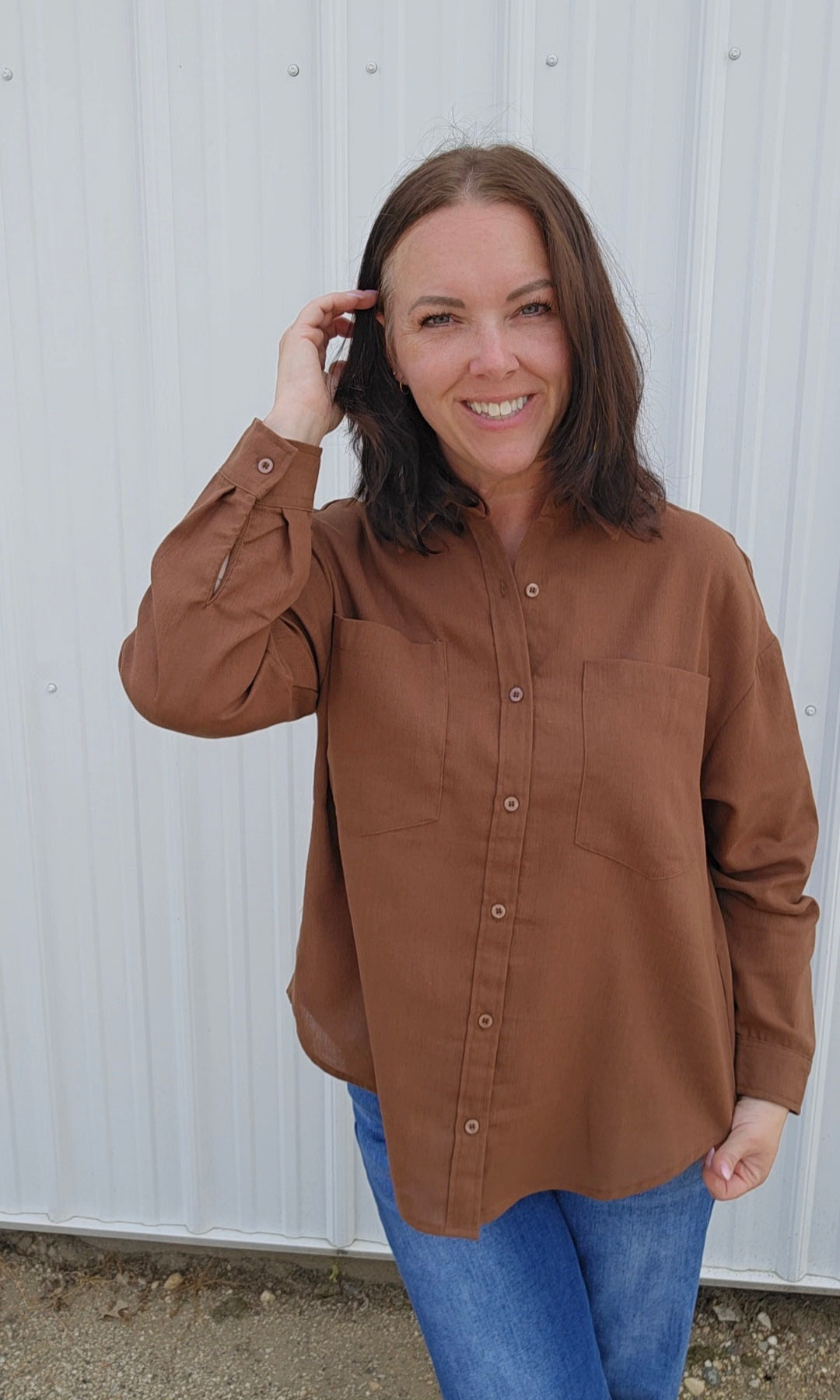 Cadence Chestnut Blouse